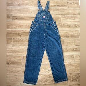 Revolt Womens Medium Denim Blue Bib Overalls Vintage 90s Relaxed 100% Cotton